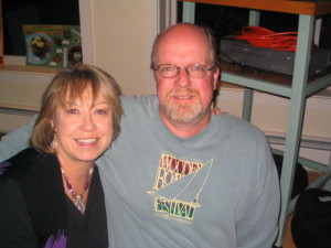 Jacquelyn & Peter at the 15th HSP Gathering Retreat, Phoenicia , New York, Menla Mountain Retreat Center,  October 2008 